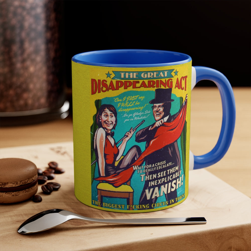 The Great Disappearing Act - 11oz Accent Mug (Australian Printed)