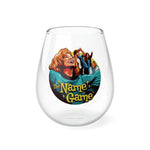 The Name Game - Stemless Glass, 11.75oz