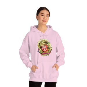 Have A Holly Dolly Christmas! - Unisex Heavy Blend™ Hooded Sweatshirt