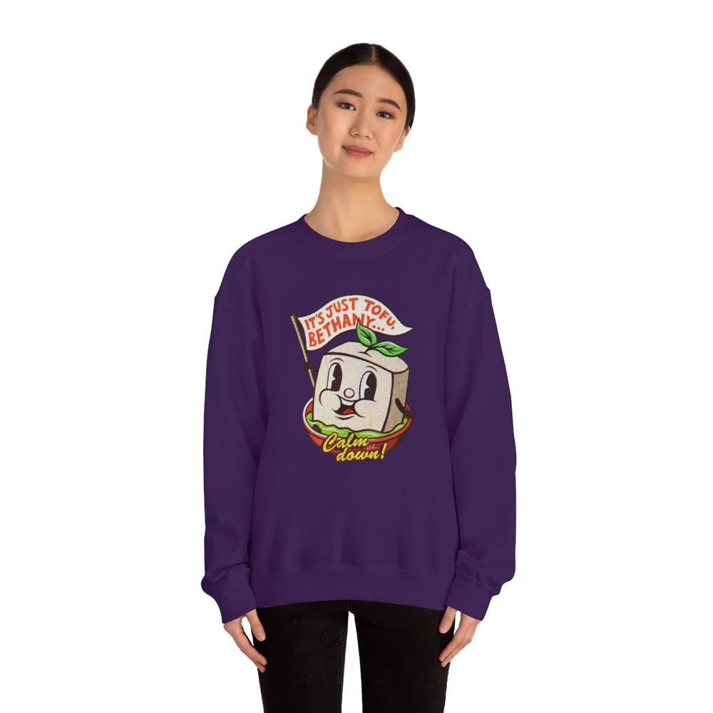 It's Just Tofu, Bethany - Unisex Heavy Blend™ Crewneck Sweatshirt