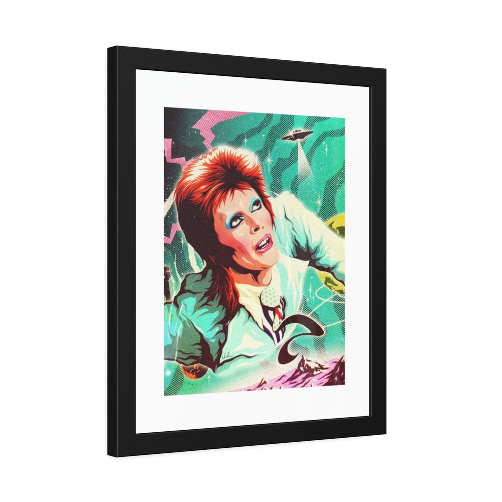 GALACTIC BOWIE - Framed Paper Posters