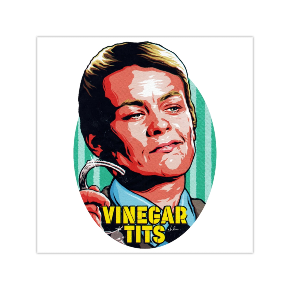 Vinegar Tits - Square Vinyl Stickers