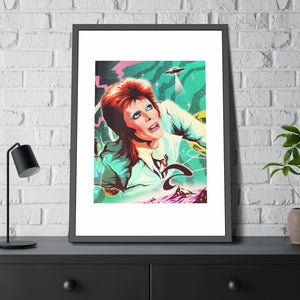 GALACTIC BOWIE - Framed Paper Posters