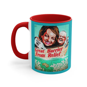 Great Barrier From Relief - 11oz Accent Mug (Australian Printed)