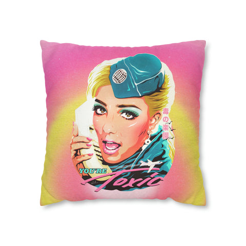 TOXIC - Spun Polyester Square Pillow Case 16x16" (Slip Only)