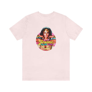 PROTECT TRANS LIVES - Unisex Jersey Short Sleeve Tee