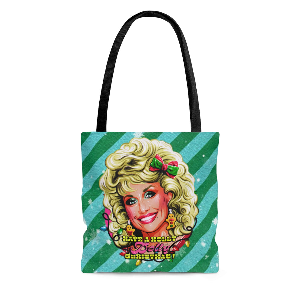 Have A Holly Dolly Christmas! - AOP Tote Bag