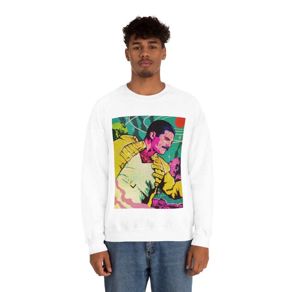 GALACTIC FREDDIE [Australian-Printed] - Unisex Heavy Blend™ Crewneck Sweatshirt