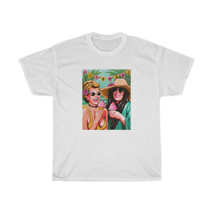 Ice Cream In St Tropez [Australian-Printed] - Unisex Heavy Cotton Tee