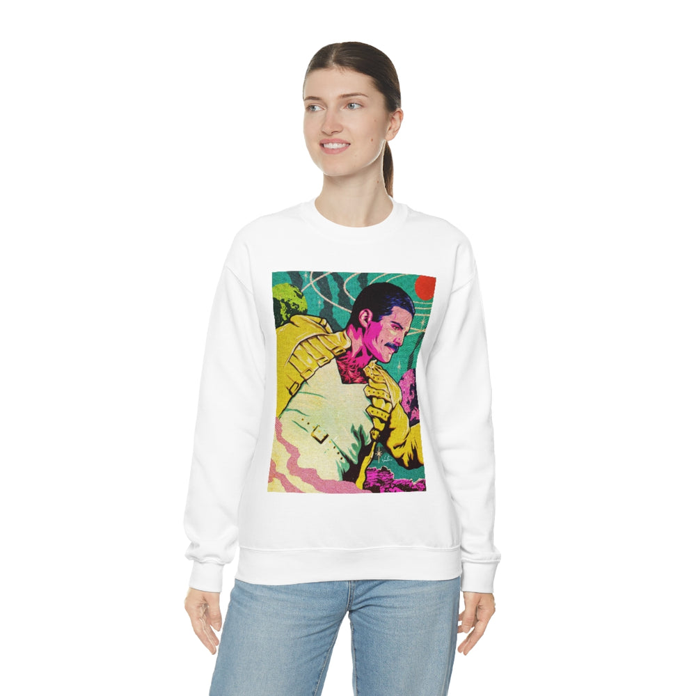 GALACTIC FREDDIE [Australian-Printed] - Unisex Heavy Blend™ Crewneck Sweatshirt