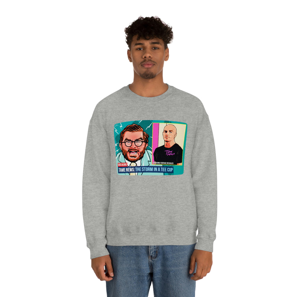 TAME NEWS [Australian-Printed] - Unisex Heavy Blend™ Crewneck Sweatshirt