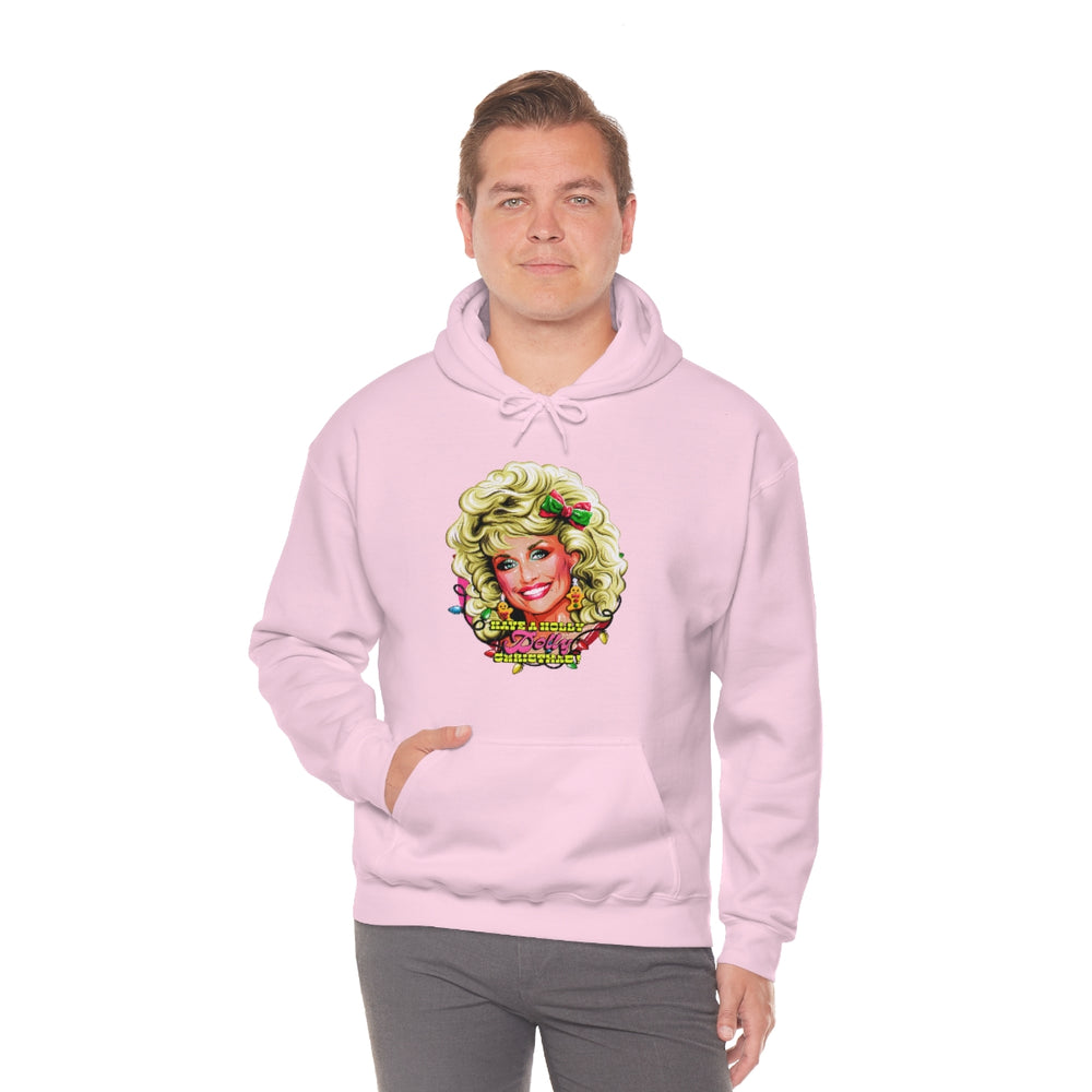 Have A Holly Dolly Christmas! - Unisex Heavy Blend™ Hooded Sweatshirt