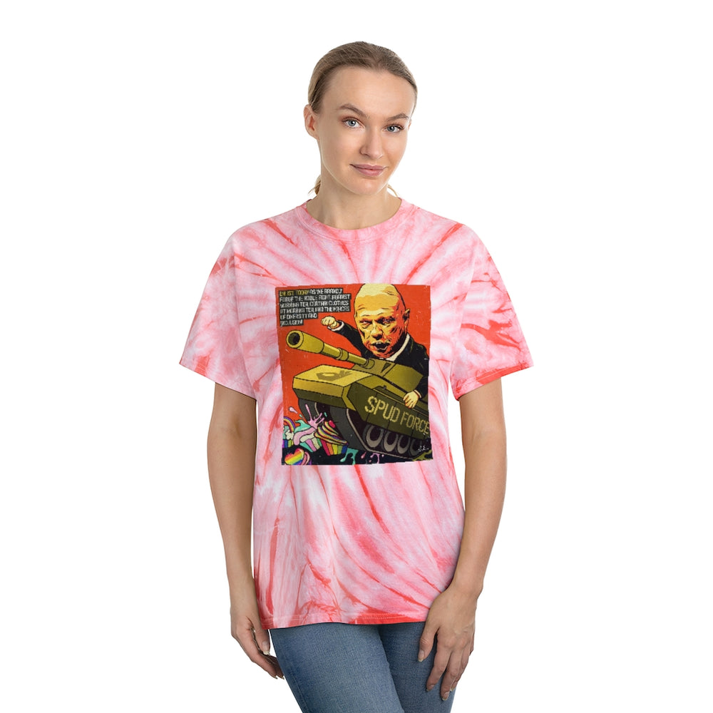 SPUD FORCE - Tie-Dye Tee, Cyclone