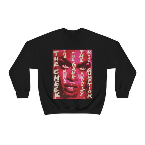 THE CHEEK [Australian-Printed] - Unisex Heavy Blend™ Crewneck Sweatshirt