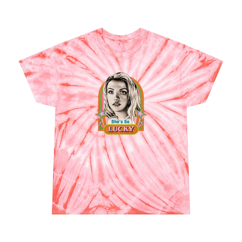 She's So Lucky - Tie-Dye Tee, Cyclone