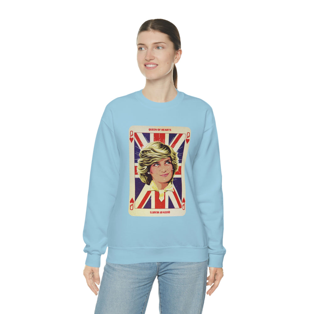 Queen Of Hearts - Unisex Heavy Blend™ Crewneck Sweatshirt