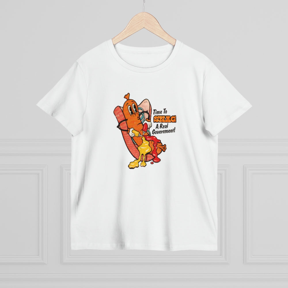 Time To Snag a Real Government! [Australian-Printed] - Women’s Maple Tee
