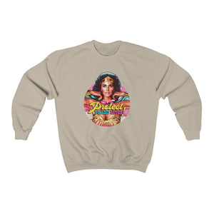 PROTECT TRANS LIVES - Unisex Heavy Blend™ Crewneck Sweatshirt