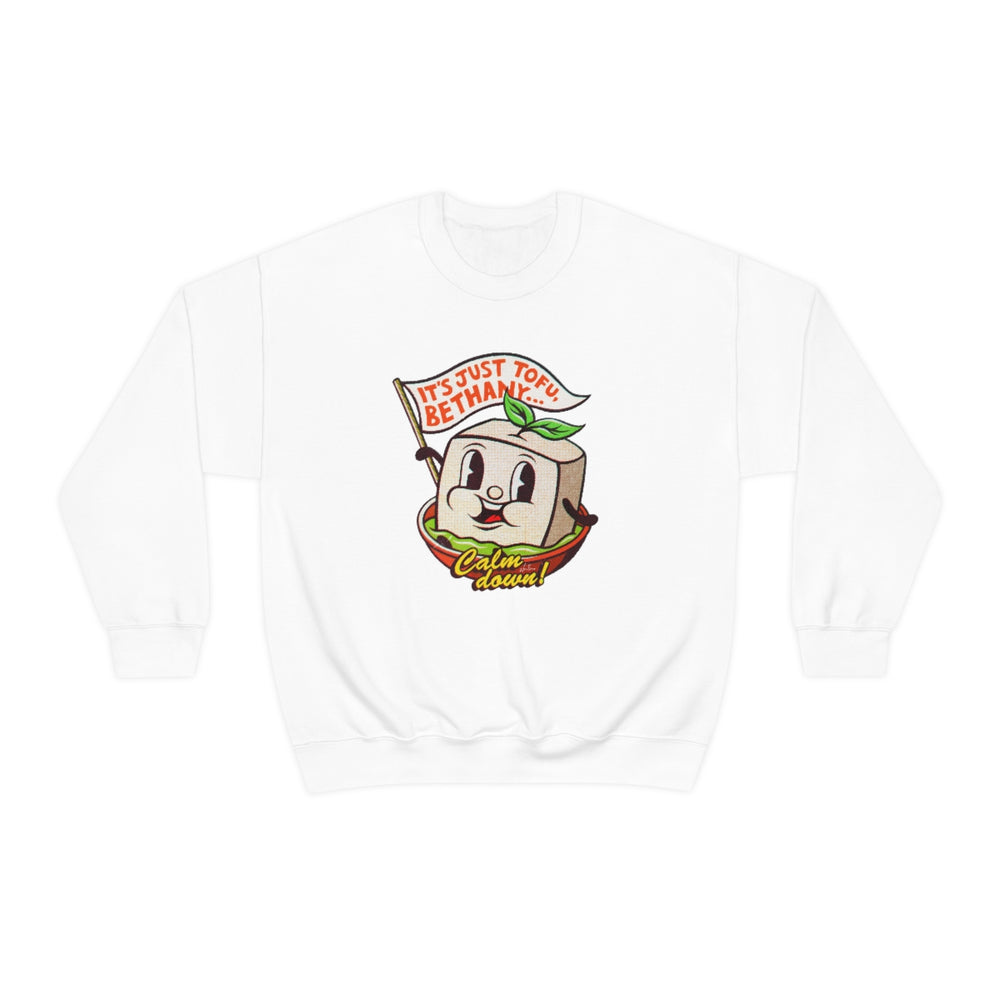 It's Just Tofu, Bethany - Unisex Heavy Blend™ Crewneck Sweatshirt