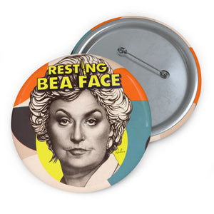 RESTING BEA FACE - Pin Buttons