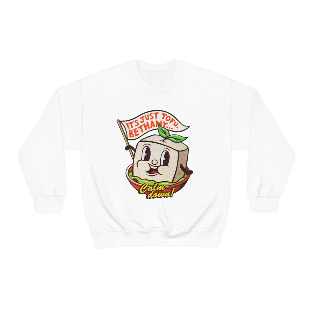 It's Just Tofu, Bethany [Australian-Printed] - Unisex Heavy Blend™ Crewneck Sweatshirt