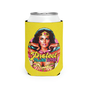 PROTECT TRANS LIVES - Can Cooler Sleeve