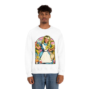 Down The Rabbit Hole [Australian-Printed] - Unisex Heavy Blend™ Crewneck Sweatshirt