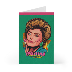 Flirting Is Part Of My Heritage! - Greeting Cards (7 pcs)