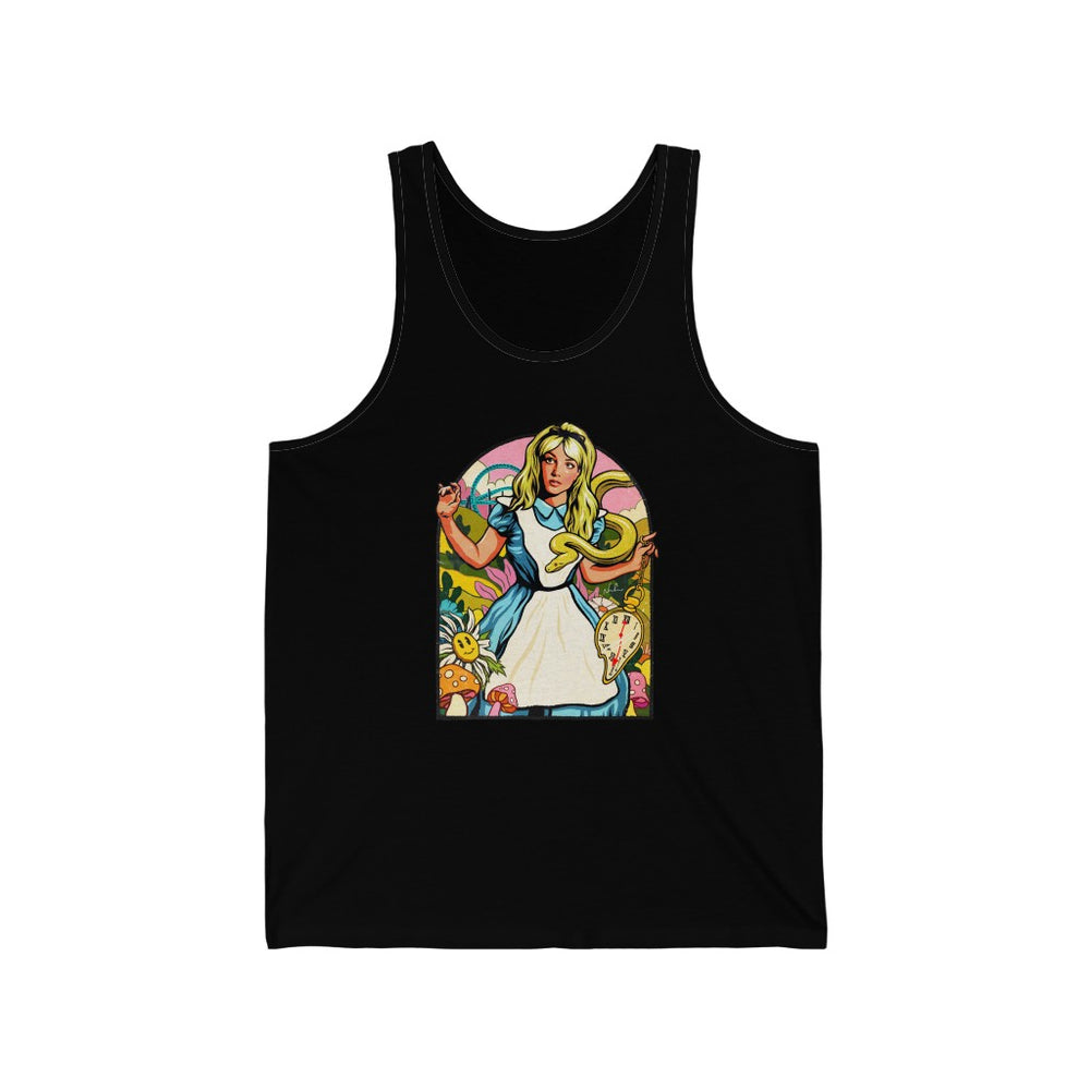 Down The Rabbit Hole - Unisex Jersey Tank - Unisex Jersey Tank