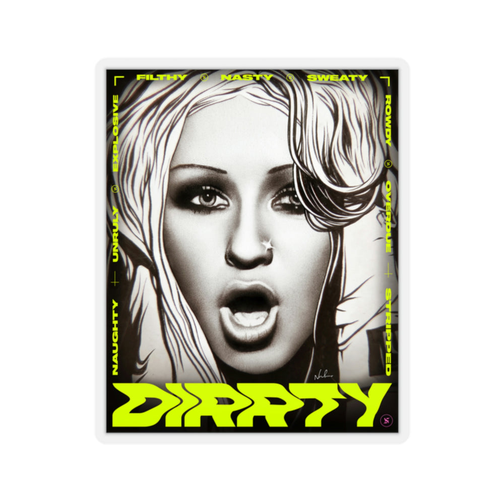 DIRRTY - Kiss-Cut Stickers