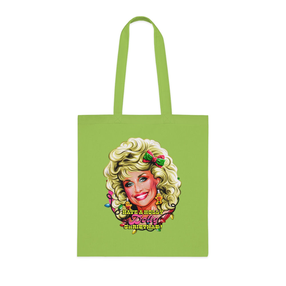 Have A Holly Dolly Christmas! - Cotton Tote
