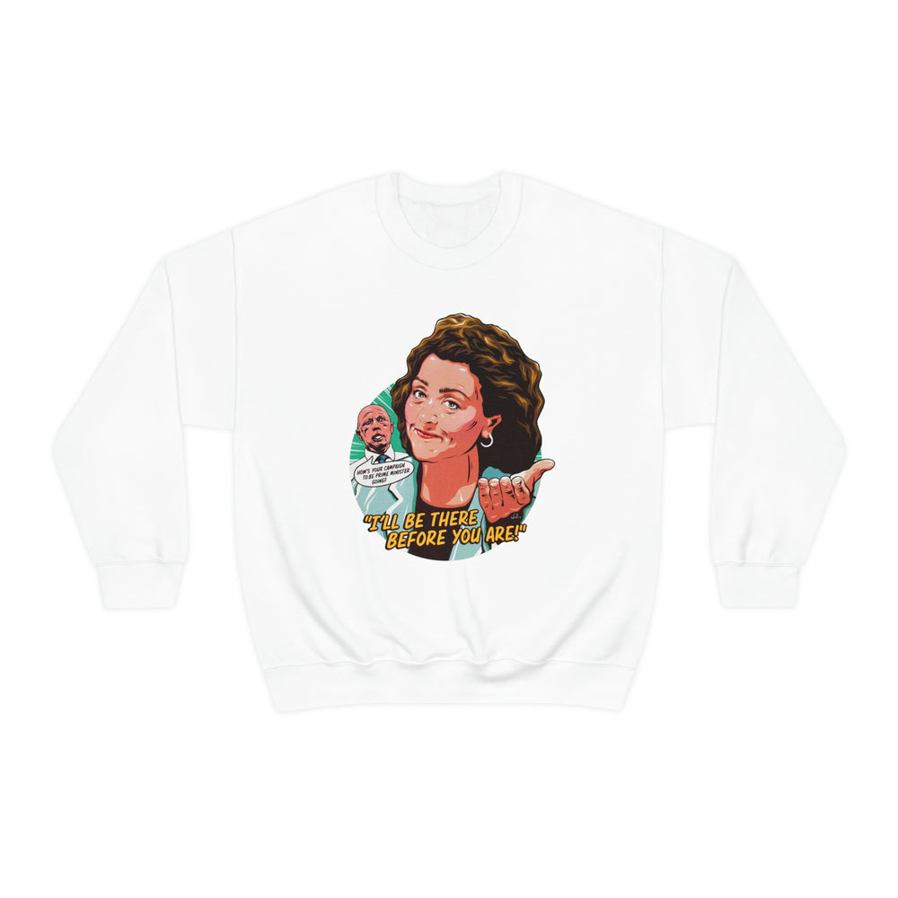 I'll Be There Before You Are! [Australian-Printed] - Unisex Heavy Blend™ Crewneck Sweatshirt