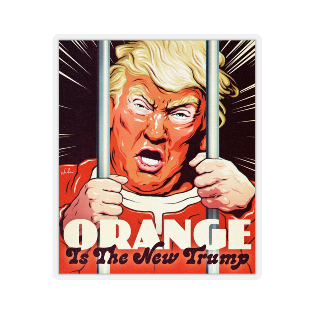 Orange Is The New Trump - Kiss-Cut Stickers