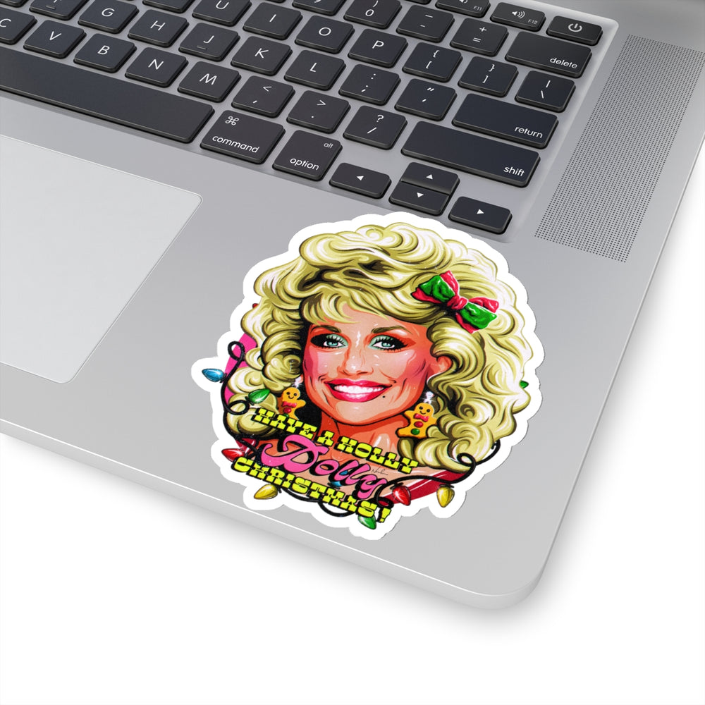 Have A Holly Dolly Christmas! - Kiss-Cut Stickers