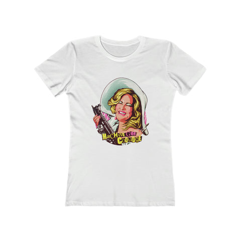 Machine Gun Coolidge [Australian-Printed] - Women's The Boyfriend Tee