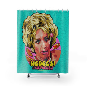 Wedges! I Need Wedges! - Shower Curtains
