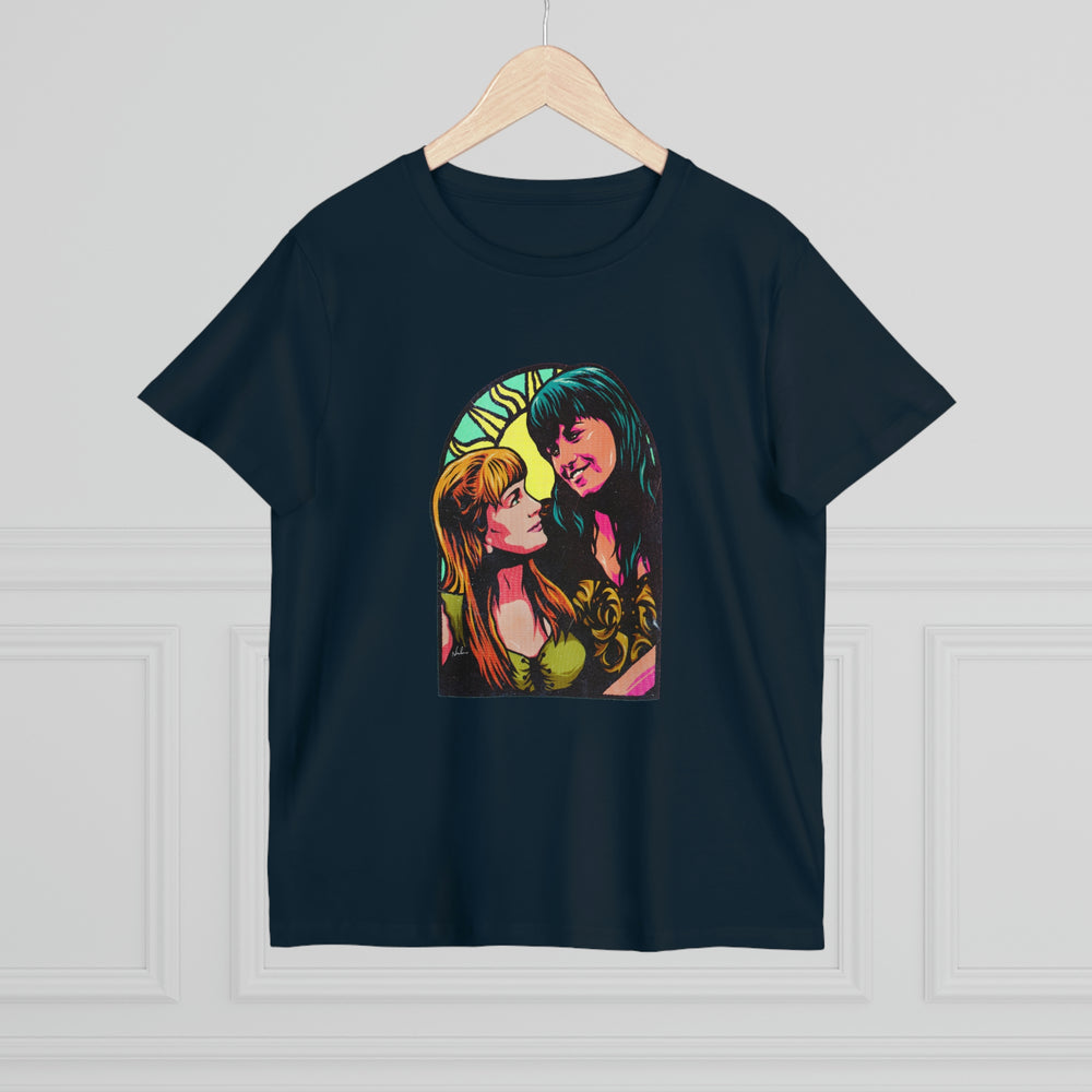 XENA X GABRIELLE [Australian-Printed] - Women’s Maple Tee