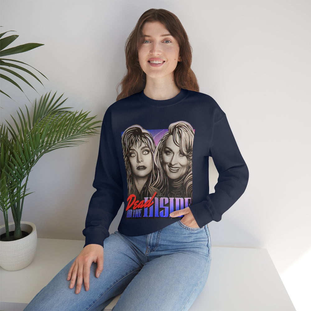 DEAD ON THE INSIDE [Australian-Printed] - Unisex Heavy Blend™ Crewneck Sweatshirt