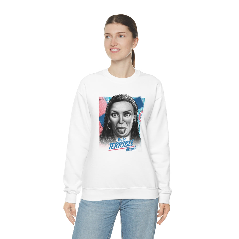 You're Terrible, Muriel [Australian-Printed] - Unisex Heavy Blend™ Crewneck Sweatshirt