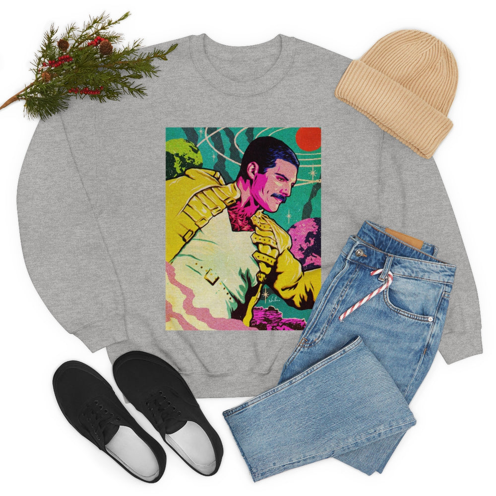 GALACTIC FREDDIE [Australian-Printed] - Unisex Heavy Blend™ Crewneck Sweatshirt