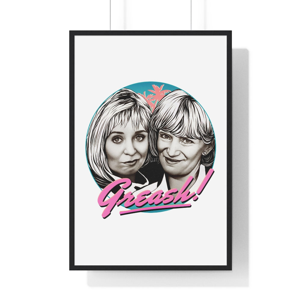 GREASH! - Premium Framed Vertical Poster