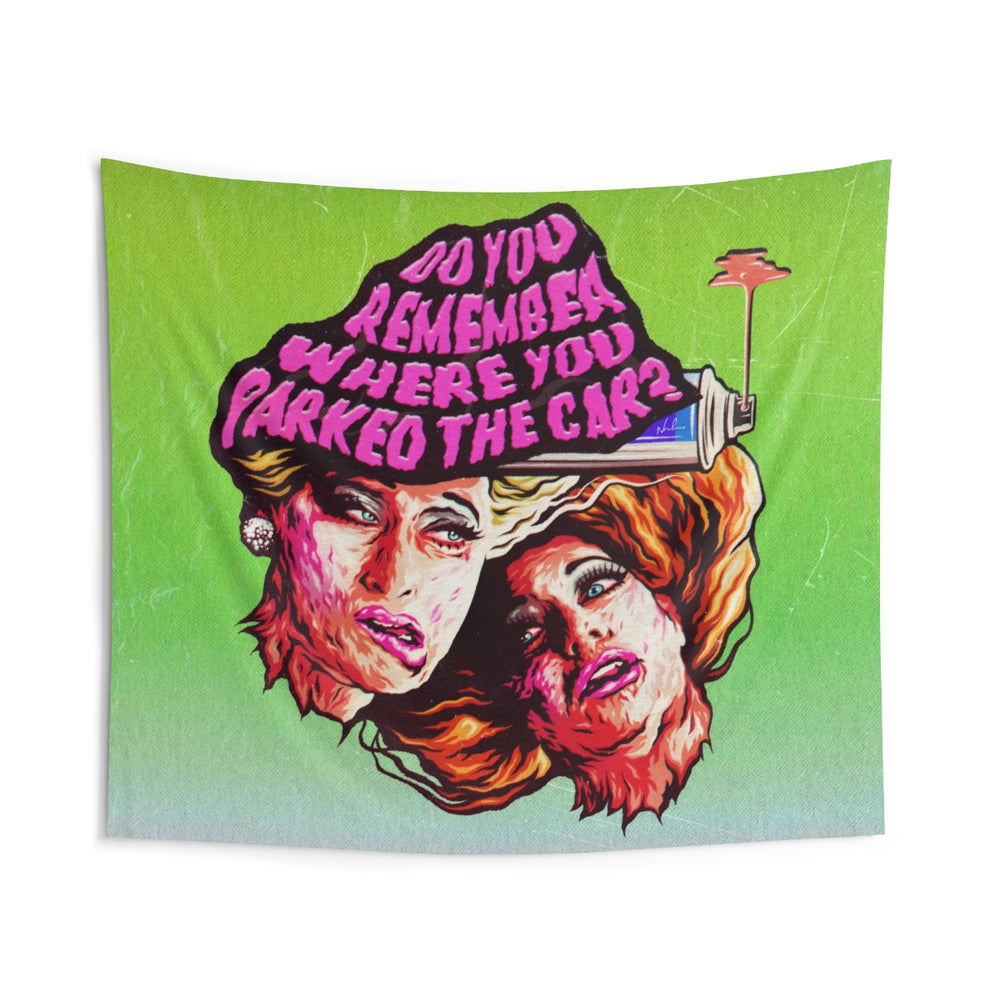 Do You Remember Where You Parked The Car? - Indoor Wall Tapestries