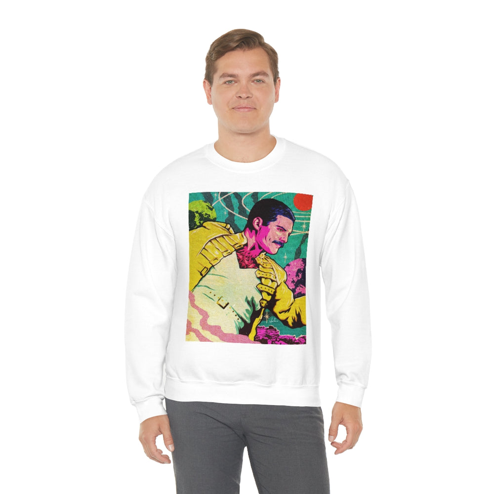 GALACTIC FREDDIE [Australian-Printed] - Unisex Heavy Blend™ Crewneck Sweatshirt