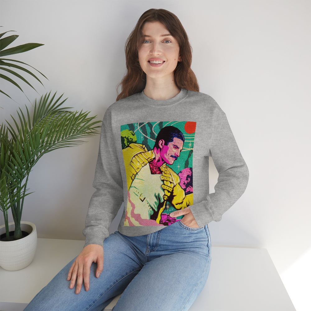 GALACTIC FREDDIE [Australian-Printed] - Unisex Heavy Blend™ Crewneck Sweatshirt