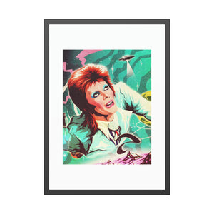 GALACTIC BOWIE - Framed Paper Posters