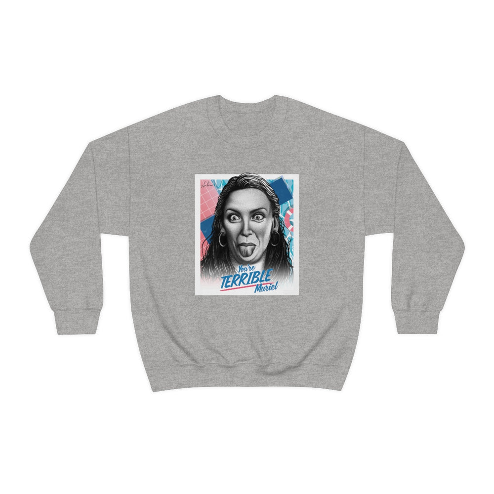 You're Terrible, Muriel [Australian-Printed] - Unisex Heavy Blend™ Crewneck Sweatshirt