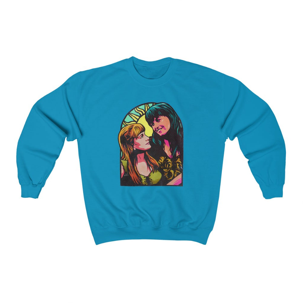 XENA X GABRIELLE - Unisex Heavy Blend™ Crewneck Sweatshirt