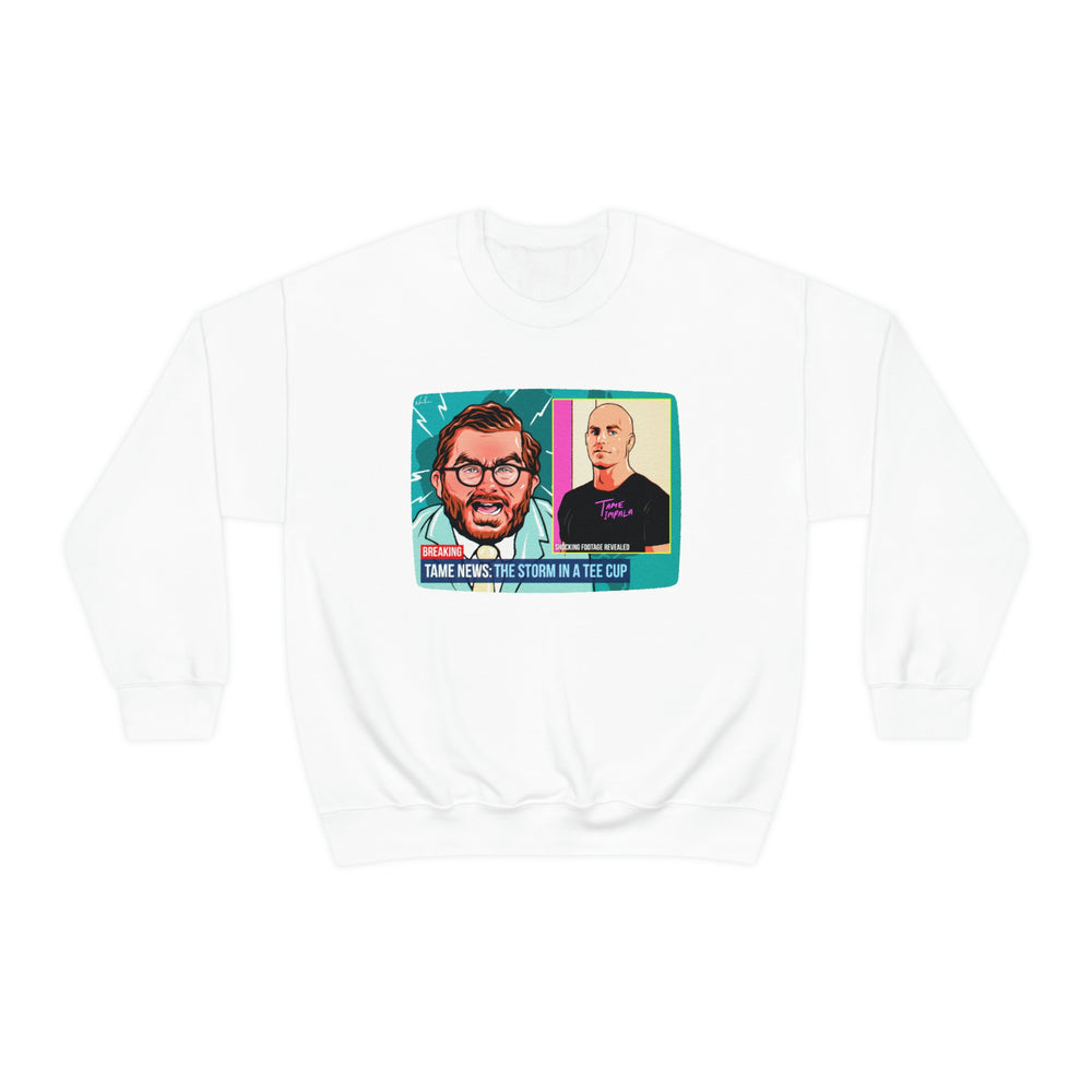 TAME NEWS [Australian-Printed] - Unisex Heavy Blend™ Crewneck Sweatshirt