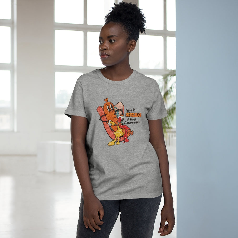 Time To Snag a Real Government! [Australian-Printed] - Women’s Maple Tee