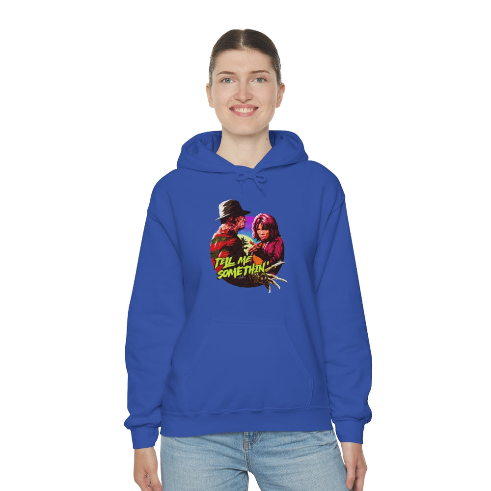 Tell Me Somethin' - Unisex Heavy Blend™ Hooded Sweatshirt